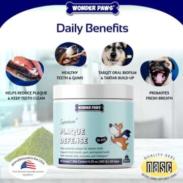 Wonder Paws Dental Powder for Effective Dog Oral Care