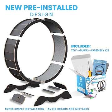 Athlecat Cat Exercise Wheel - Interactive Treadmill for Cats