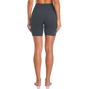 Colorfulkoala Women's High Waisted Biker Shorts with Pockets