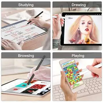 StylusHome Magnetic Disc Universal Stylus Pens - 2 Pack