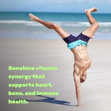 Powerful Vitamin D3 10000 IU + K2 MK7 with Coconut Oil