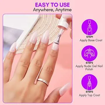 Makartt Gel Nail Polish Set for DIY Manicure & Nail Art