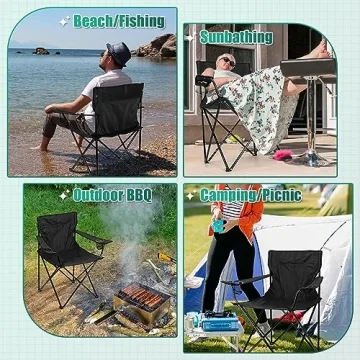 HaSteeL Camping Chair - Oversized & Portable Outdoor Seating