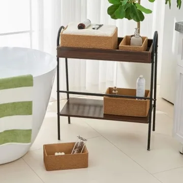 Stylish PROLAND Recycled Wicker Storage Basket Set of 4