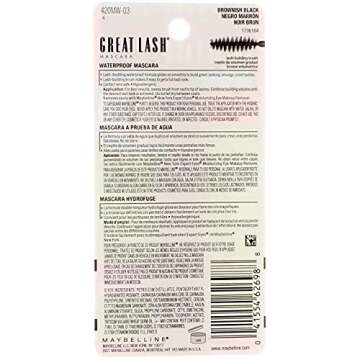 Maybelline Great Lash Mascara - Brownish Black - 2 Pack