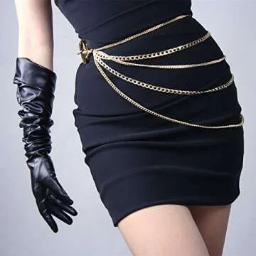 DooWay Long Black Touchscreen Leather Gloves for Women