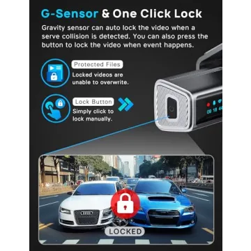 Navycrest 5G WiFi Dash Cam Front Rear 2.5K/1440p