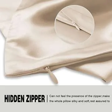 Silk Pillowcase for Hair and Skin,Soft,Breathable and Sliky 100% Queen Silk Pillow Case Set of 2,Both Sides Natural Mulberry Silk Pillowcases with Hidden Zipper(Queen Size 20"X 30",2pcs)
