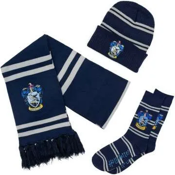 Harry Potter Scarf, Beanie & Socks Winter Set