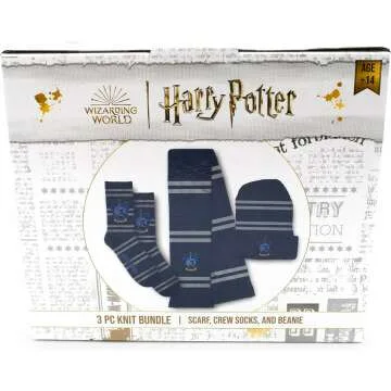 Harry Potter Scarf, Beanie & Socks Winter Set