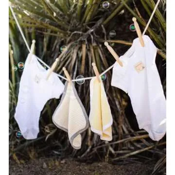 Burt's Bees Baby Infant Washcloths, 100% Organic Cotton, Soft and Super Absorbent Knit Terry Wash Cloth - 3 Pack Set