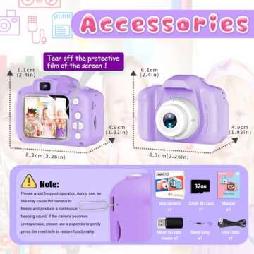 Dylanto Upgrade Kids Selfie Camera for Ages 3-9