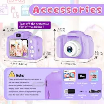 Dylanto Upgrade Kids Selfie Camera for Ages 3-9