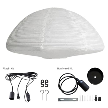 Nogy Rice Paper Lantern Lamp - Soft Ambient Lighting for Home