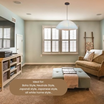 Nogy Rice Paper Lantern Lamp - Soft Ambient Lighting for Home