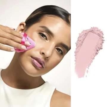 Slay the Bake Blurring Powder by Gerard Cosmetics, Soft Matte Pink Setting Powder, Minimizes Fine Lines for Mature Skin, Talc Free, Cruelty Free, Vegan (0.65 oz)