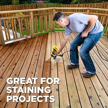 Wagner Spraytech 0529042 Control Spray 250 HVLP Stain Sprayer for Staining and Sealing Indoor/Outdoor Home Projects