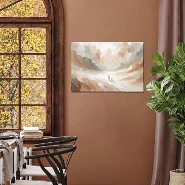 Jesus Leaves the 99 Sheep Canvas Wall Art, Christian Jesus Lamb Wall Decor Painting, The Lost Sheep ...