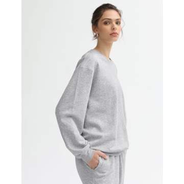 Stylish PUMIEY Women's Crewneck Sweatshirt - Fall Fashion