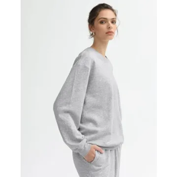 Stylish PUMIEY Women's Crewneck Sweatshirt - Fall Fashion