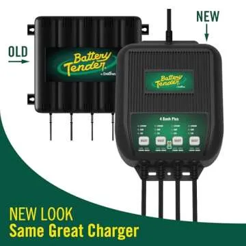 Battery Tender Plus 4 Bank Charger - Smart 12V Maintainer