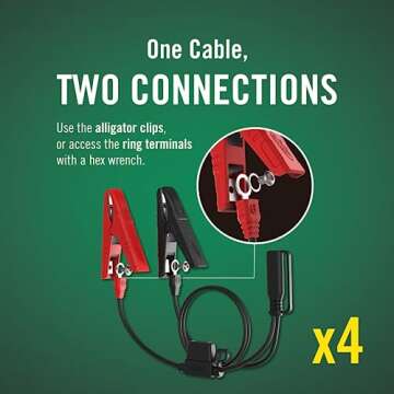 Battery Tender Plus 4 Bank Charger - Smart 12V Maintainer