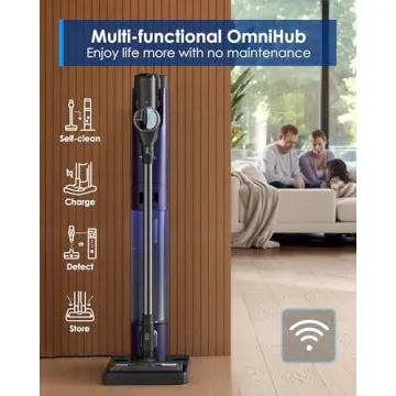 Tineco Pure ONE Cordless Vacuum with Auto Dust Base and ZeroTangle Brush