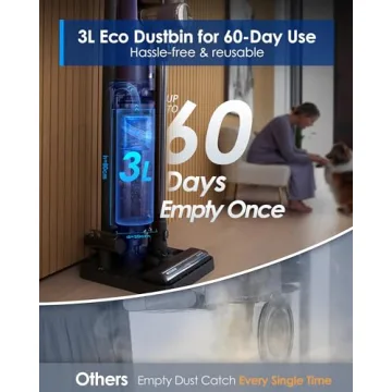 Tineco Pure ONE Cordless Vacuum with Auto Dust Base and ZeroTangle Brush