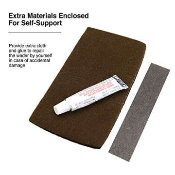 TIDEWE Waterproof Neoprene Waders for Fishing & Hunting