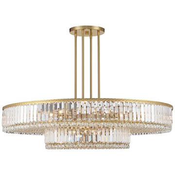 Stiffel Ella Soft Gold 22-Light Chandelier for Elegant Spaces
