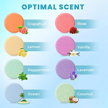 CalmNFiz Shower Bombs 8-Pack Set for Ultimate Relaxation