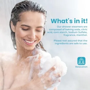 CalmNFiz Shower Bombs 8-Pack Set for Ultimate Relaxation