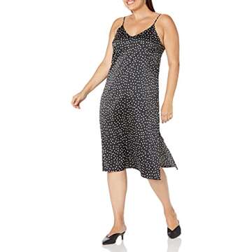 Stylish Women's Silky Midi Slip Dress by The Drop