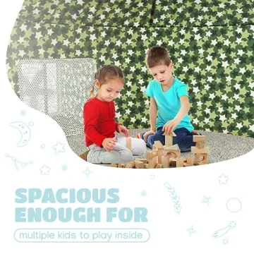 Skywin Inflatable Kids Fort - Fun Camo Playhouse