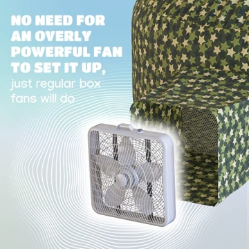 Skywin Inflatable Kids Fort - Fun Camo Playhouse