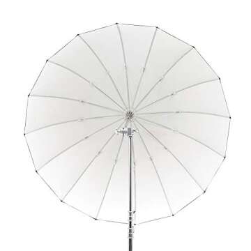 Godox UB-165W 65in Parabolic Reflective Umbrella,Black White Reflective Umbrella Studio Light Umbrella with Diffuser Cover Cloth