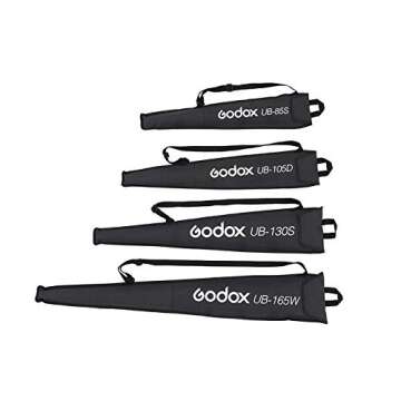 Godox UB-165W 65in Parabolic Reflective Umbrella,Black White Reflective Umbrella Studio Light Umbrella with Diffuser Cover Cloth
