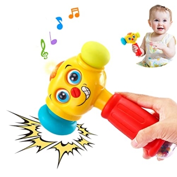 VATOS Musical Hammer Toy for Babies 12-18 Months