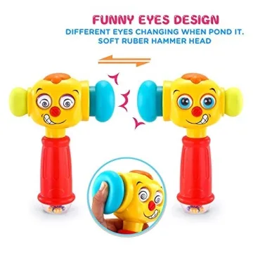 VATOS Musical Hammer Toy for Babies 12-18 Months
