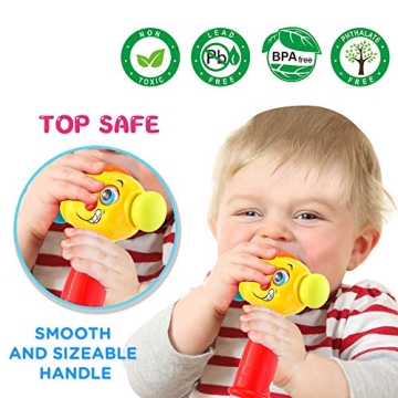 VATOS Musical Hammer Toy for Babies 12-18 Months