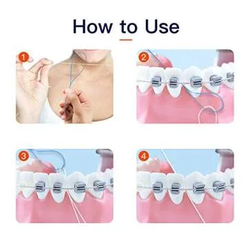 VINSULLA Floss Threaders for Braces and Dental Care