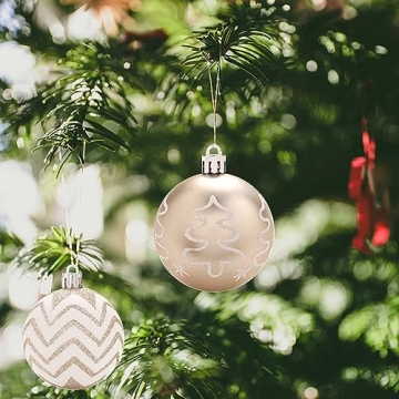 HILIVESVALUE 16 PCS Shatterproof Christmas Ornaments Set