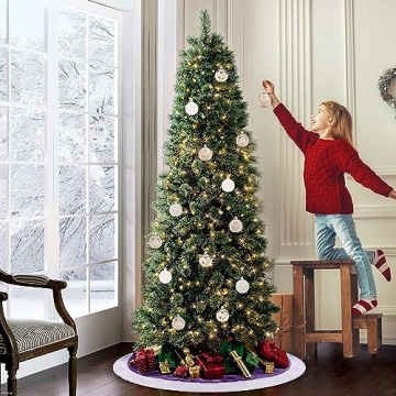 HILIVESVALUE 16 PCS Shatterproof Christmas Ornaments Set