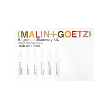 Malin + Goetz Fragrance Discovery Kit, Travel Size Perfume Set - 6 Unique Scents for Everyone