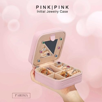 Cute Personalized Pink Jewelry Box for Girls