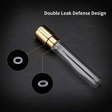 Aufew 10ml Travel Perfume Atomizer with Ultra-Fine Mist