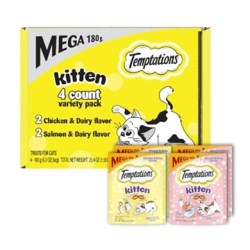 Temptations Kitten Treats - Crunchy & Soft Variety Pack