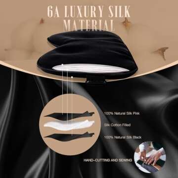 BLSSNZ Silk Sleep Mask - Luxurious Organic Sleep Essential
