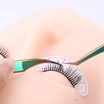 Nibiru Eyelash Extension Tweezers Set for Perfect Lash Application