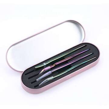 Nibiru Eyelash Extension Tweezers Set for Perfect Lash Application